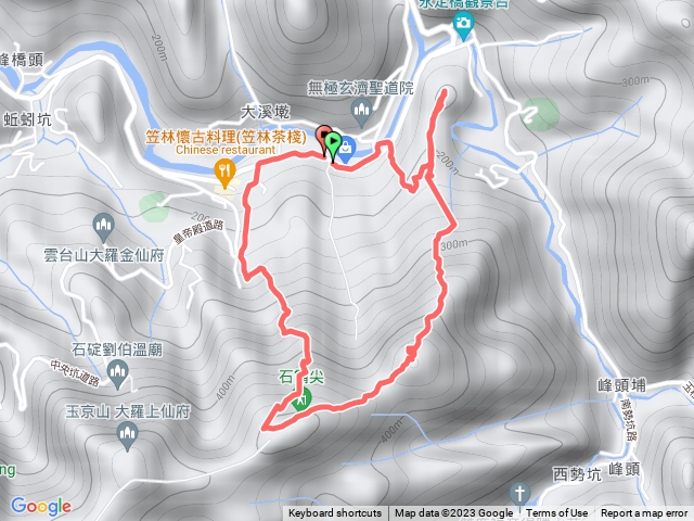 永定坑山，小霸尖O型縱走