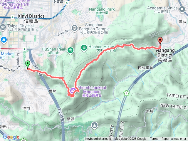 南港山縱走（象山登山口）