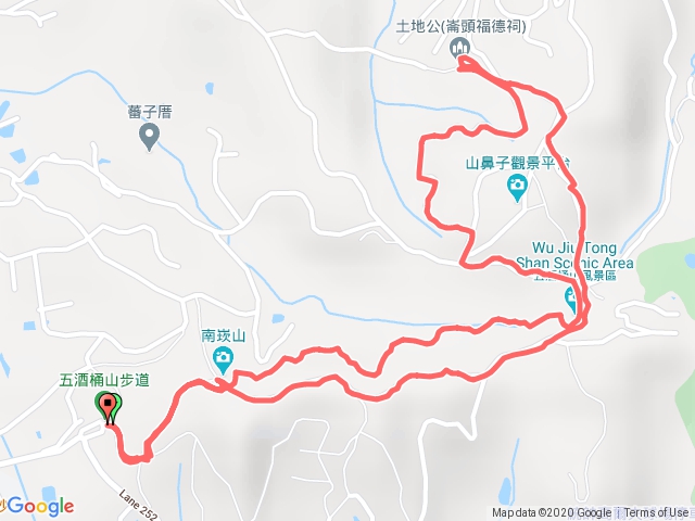 五酒桶山步道環形