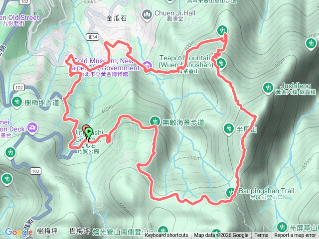 半屏山茶壺山一圈預覽圖