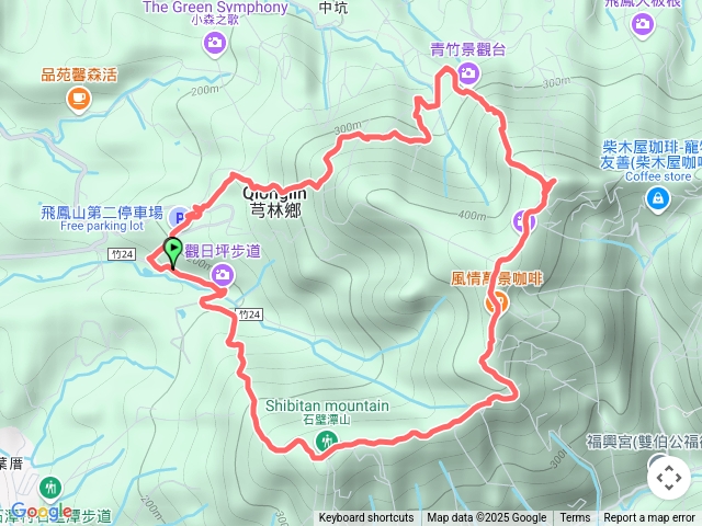 觀日坪古道-中坑山-百年赤柯樟樹-大O