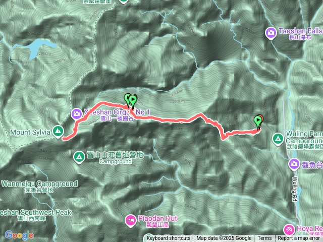 雪山主峰、東峰預覽圖