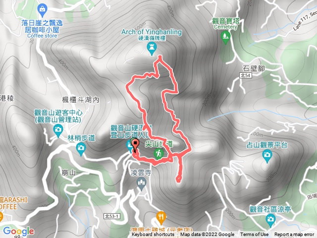 觀音山大峭壁