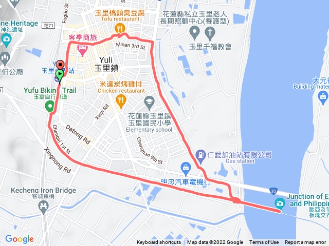 2022-07-13 玉富自行車道板塊交界