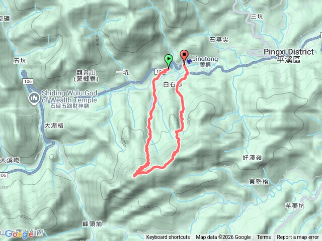 平溪峰頭尖、忘憂古道預覽圖