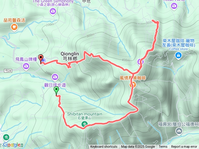 鳳英1/18飛鳳山、中坑山