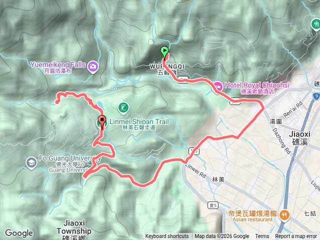 五峰旗瀑布、林美石盤步道