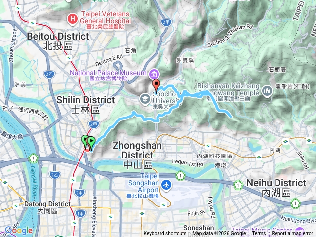 【台北】劍潭山→金面山→下故宮預覽圖