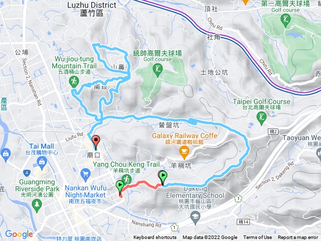 羊稠森林步道連走五酒桶山