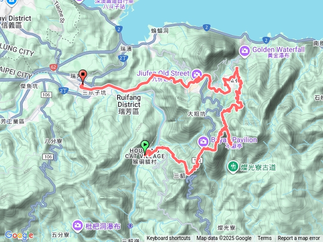 金字碑古道+不厭亭+牡丹山+百二崁步道+本山地質公園+黃金神社預覽圖