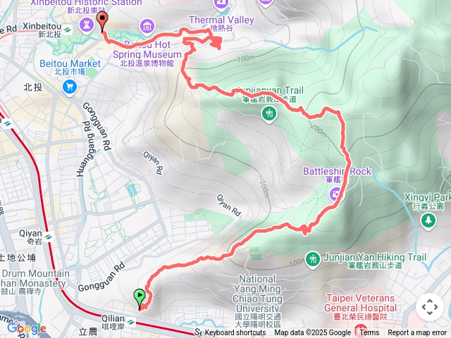 20250413軍艦岩縱走+北投普濟寺