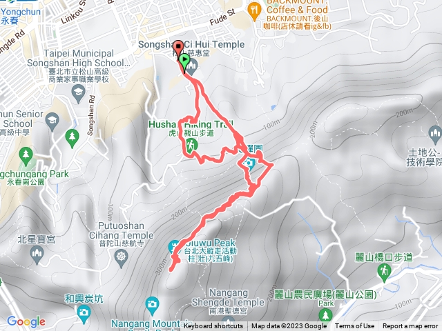 小百岳集起來南港山縱走親山步道(拇指山、南港山、象山、九五峰)202301081640
