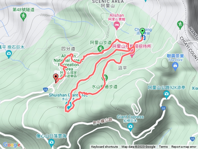 阿里山 水山巨木步道-水山療癒步道(2023-12-9)