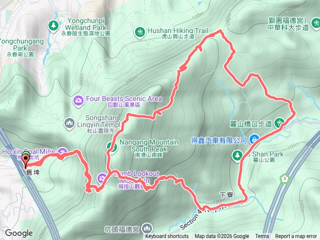 舊坡福德宮_南港聖德宮_麗山橋步道_九五峰_舊坡福德宮