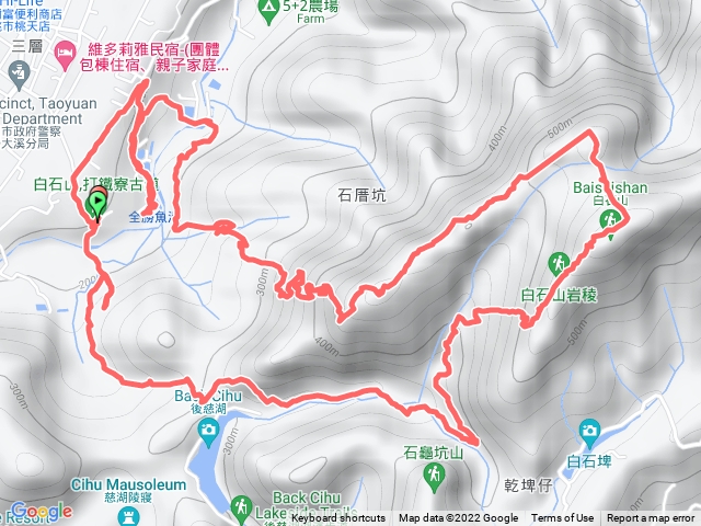 20221107_打鐵寮古道→白石山→石厝坑山→保線路O型