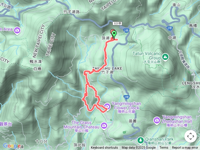 猴崁古道草山瀑布