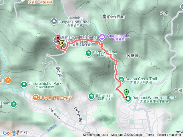 大溝溪公園-圓覺寺步道-碧山巖預覽圖