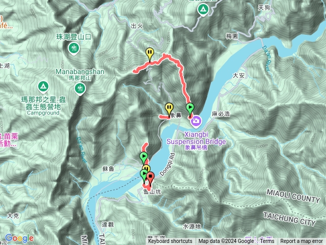 千兩山，細邦道山，象鼻山，士林山，士林壩山預覽圖