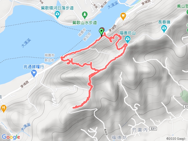 20200503鳶山彩壁五十分山福德坑山O形