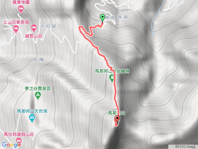 馬那邦山 (珠湖登山口起登)
