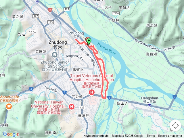 新竹竹東河濱公園櫻花步道