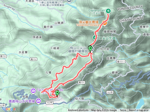 雲嘉五連峰