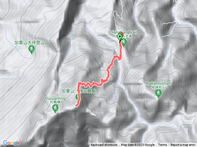 加里山（鹿場登山口）