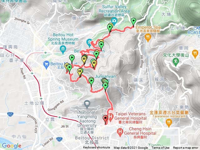 龍鳳谷-大砲岩-不動明王石窟-威靈頓山莊-軍艦岩