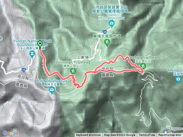 鹿林山步行