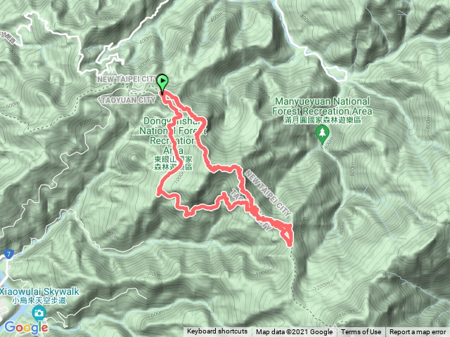 東眼山O型縱走 (志繼山→東眼山→拉卡山→卡外山)