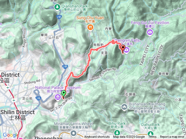 故宮上狗殷勤接平菁街櫻花巷下坪頂古圳