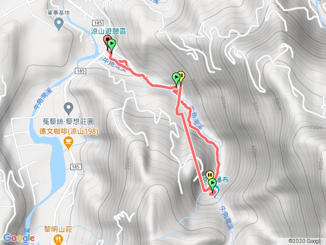 20200927 瑪家涼山瀑布健行來回(涼山遊憩區.瑪家遊客中心.涼山瀑布)