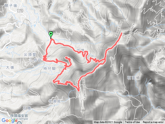 大凍山.雞籠山.崩山O走