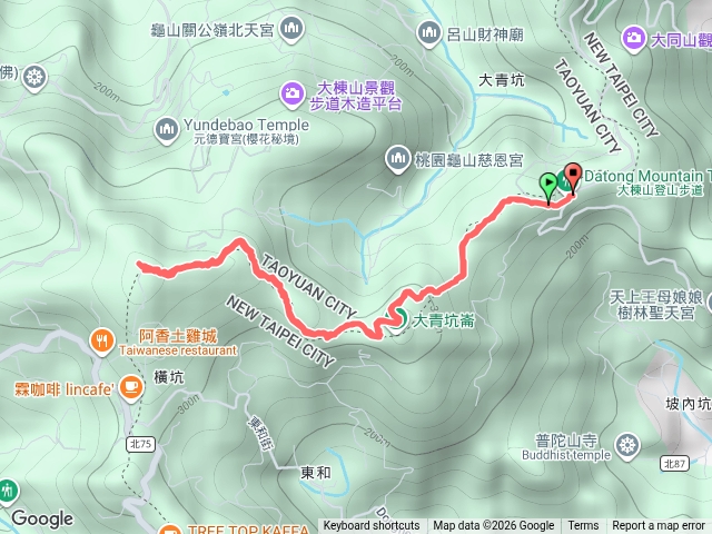 大棟山縱走預覽圖