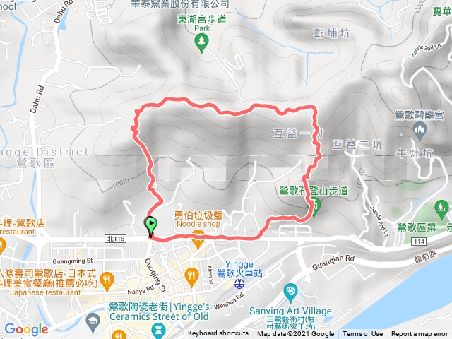 光明山凌線鷹歌石步道