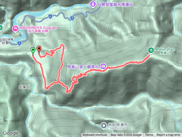 谷關七雄 馬崙山-八壯士步道上-斯可巴步道下預覽圖