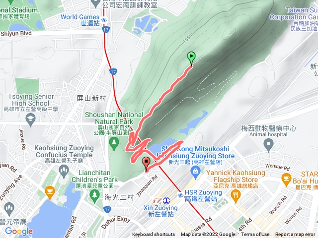 2022-05-09, 半屏湖步道, 半屏山觀景台至步道口