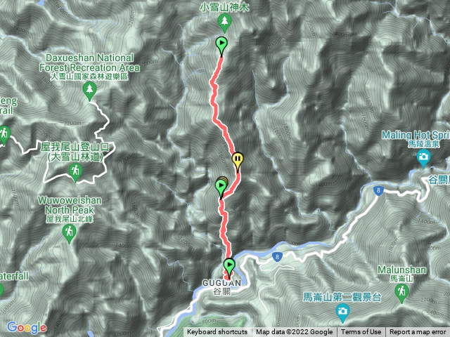 波津加大雪山森林遊樂區