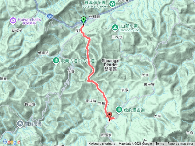 淡蘭古道中路，崩山坑古道到壽山宮