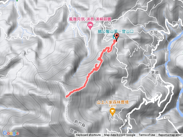 登鵝公髻山來回,順訪東北峰