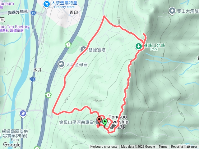 雙峰山O走