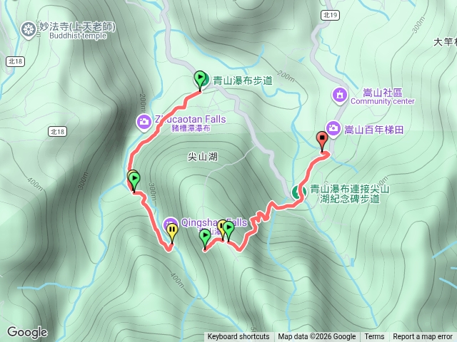 青山瀑布預覽圖