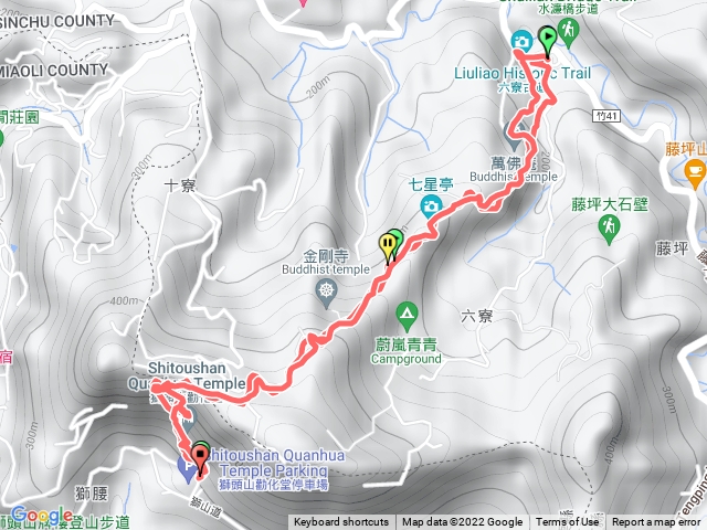 獅山古道-勸化堂-獅山遊客中心來回