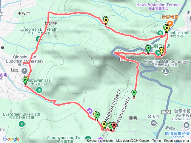 清水岩18彎古道到橫山預覽圖