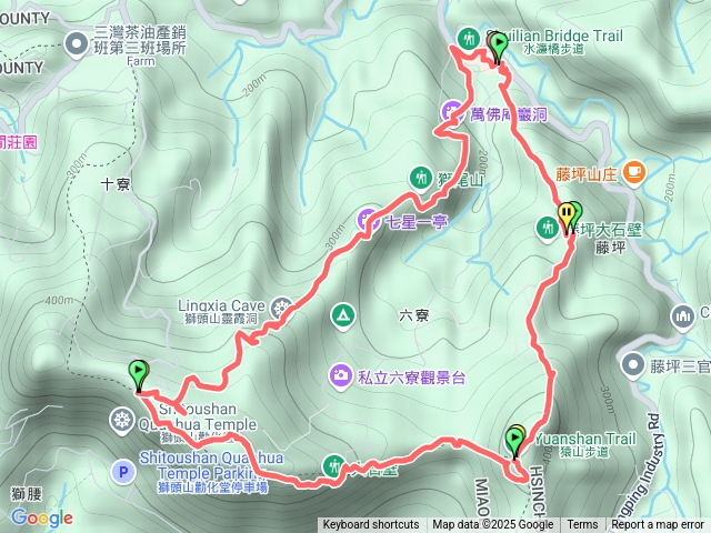 猿山步道獅山步道O型