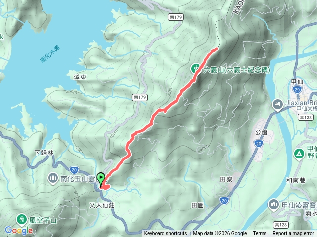 六義山「甲仙」-永顯.gpx預覽圖