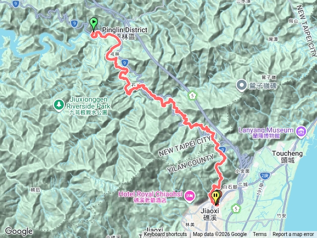 淡蘭古道南路Day2:坪林-礁溪預覽圖
