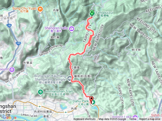 臺北大縱走第四段（迷路版）