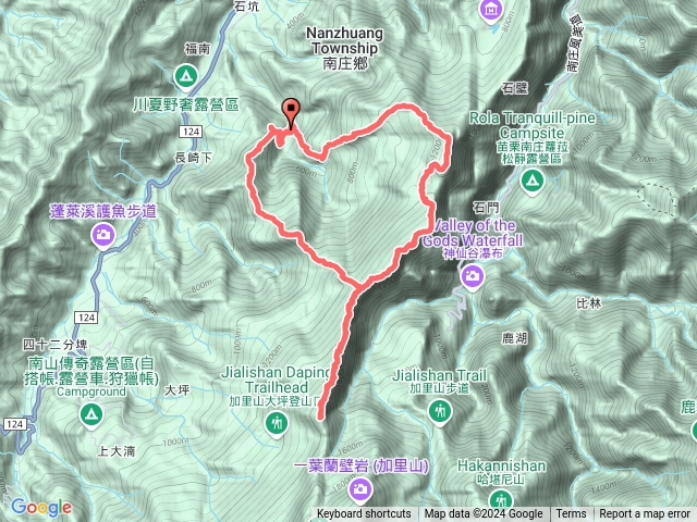 愛心氣球：春谷鱒魚場走小東河山、大龍山、大坪山、南大龜山、向天湖山與光天高山預覽圖