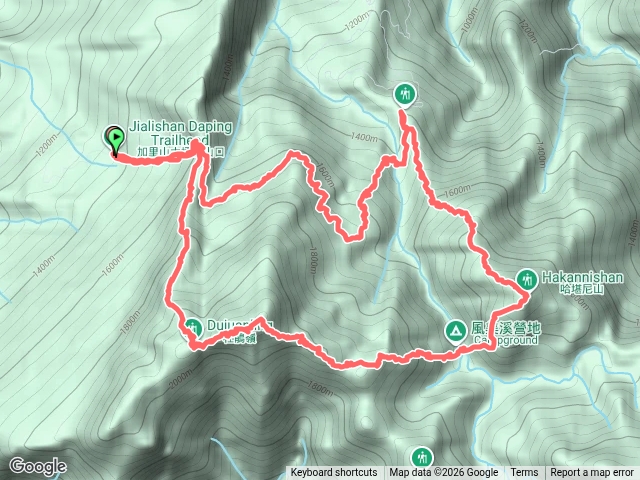 加里山 大坪-哈堪尼山-加里山-大坪預覽圖